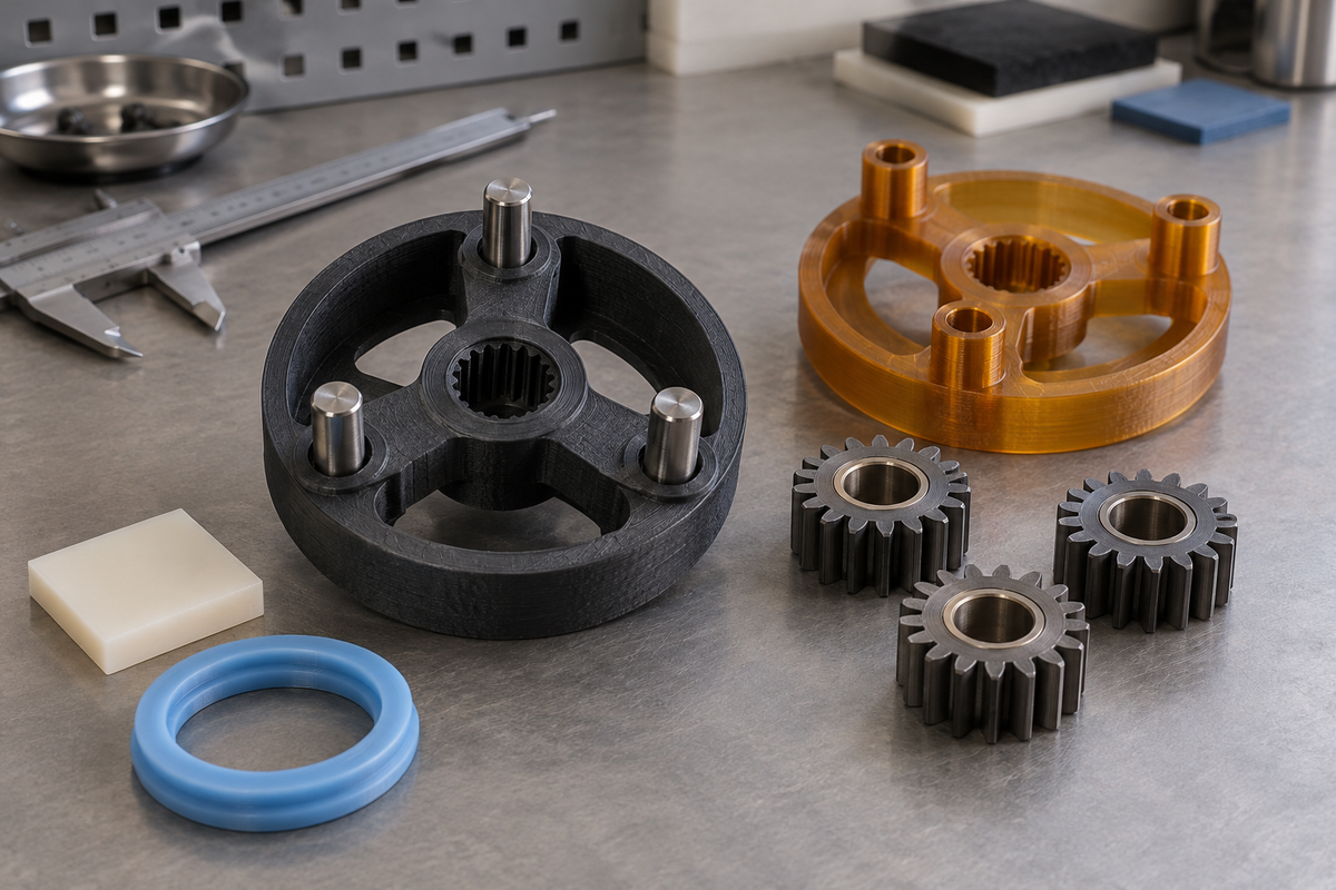 Best Filament for Planetary-Gear Carriers: Nylon or PETG ...