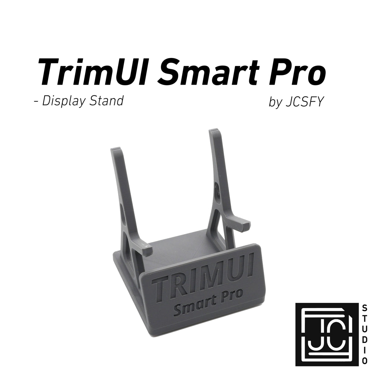 JCSFY TrimUI Smart Pro display stand shown in the Etsy listing hero image