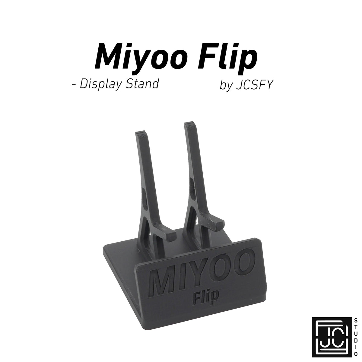 JCSFY Miyoo Flip display stand with charging space for desk storage