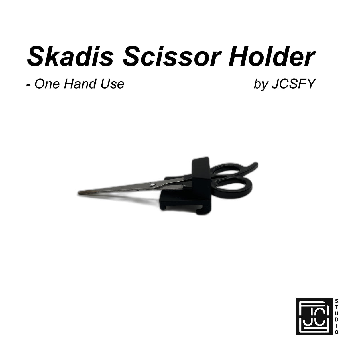 JCSFY IKEA Skadis scissors holder shown in the Etsy listing hero image