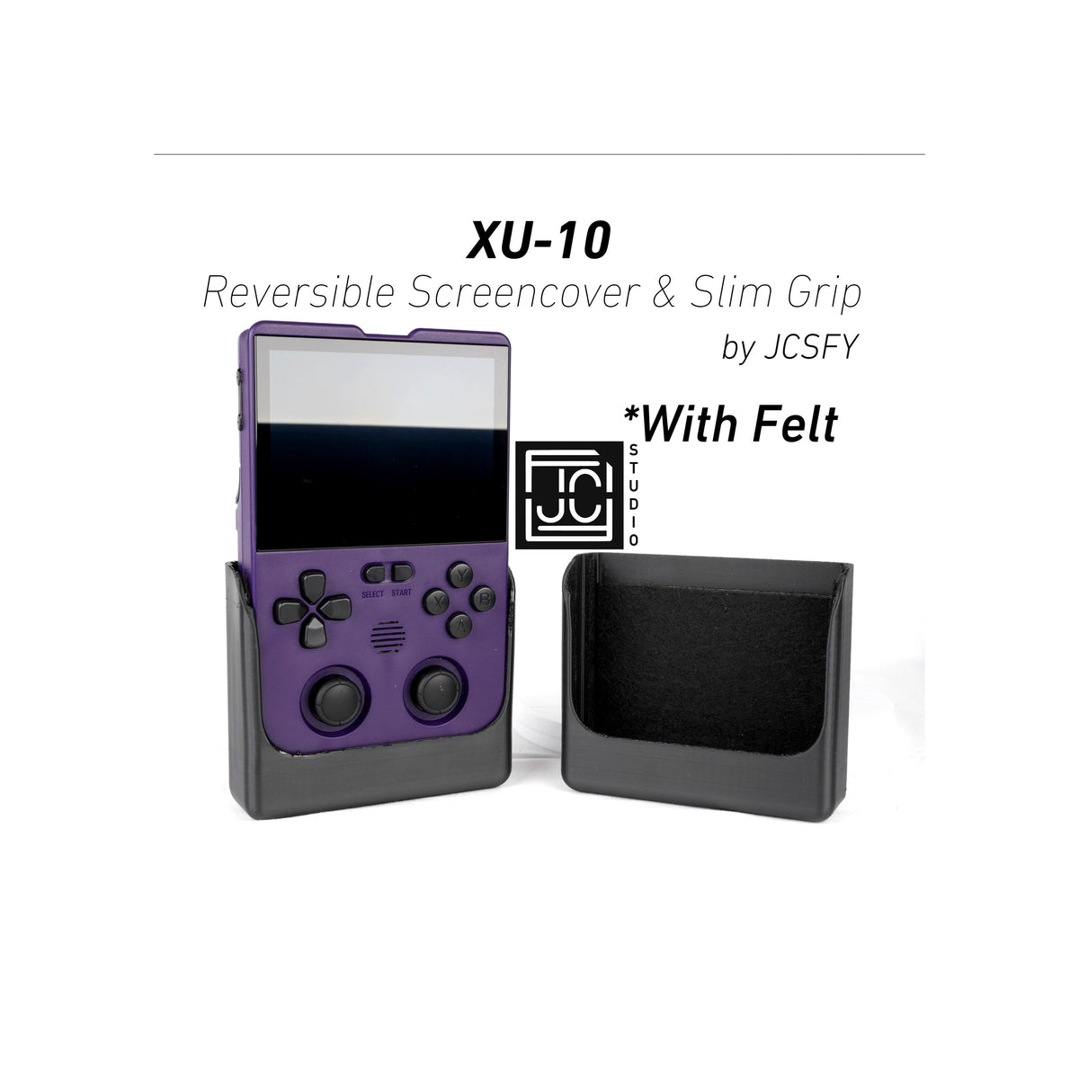 JCSFY XU 10 slim reversible screen-cover grip shown in the Etsy listing hero image