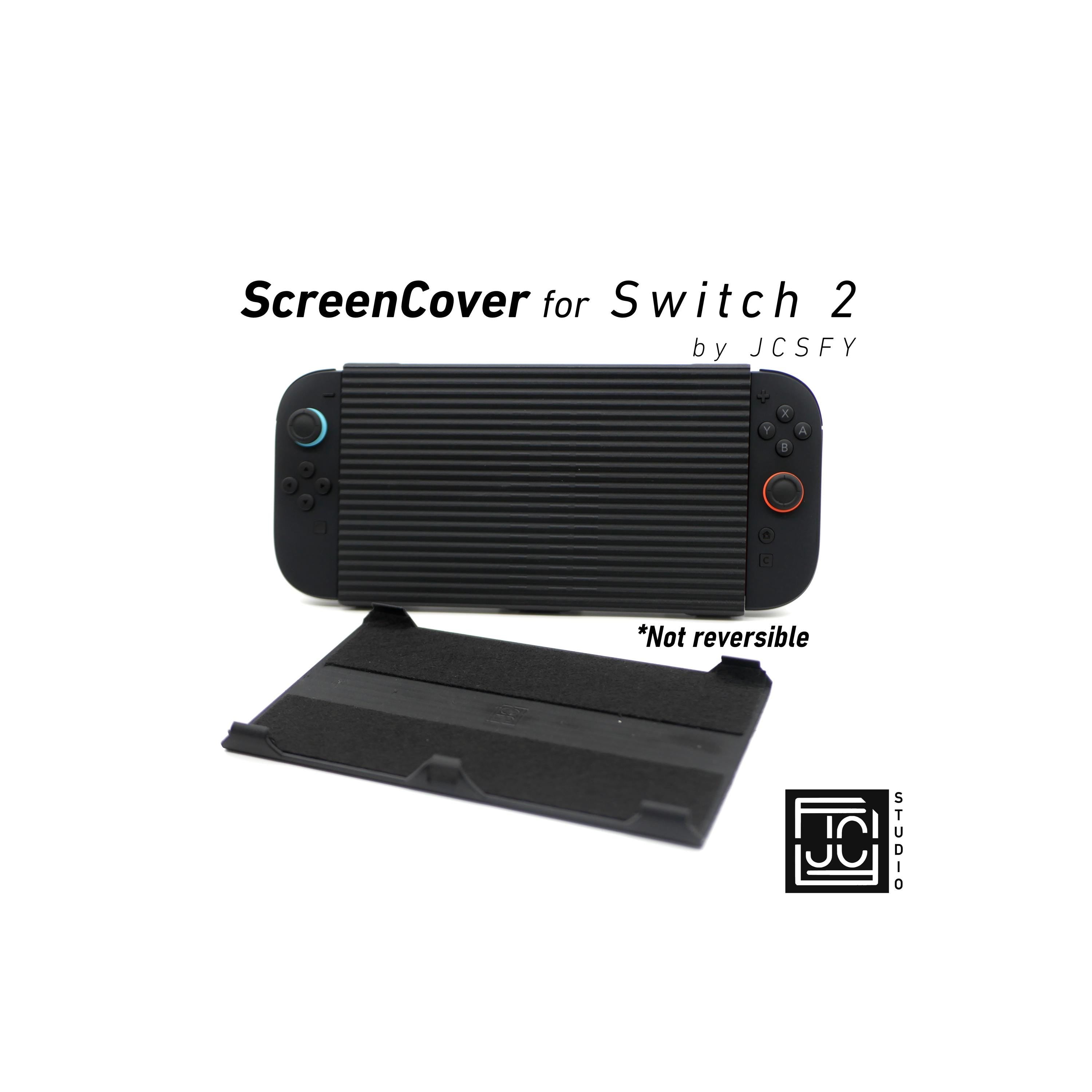 JCSFY Nintendo Switch 2 travel screen cover with felt-lined interior for safer carry and storage