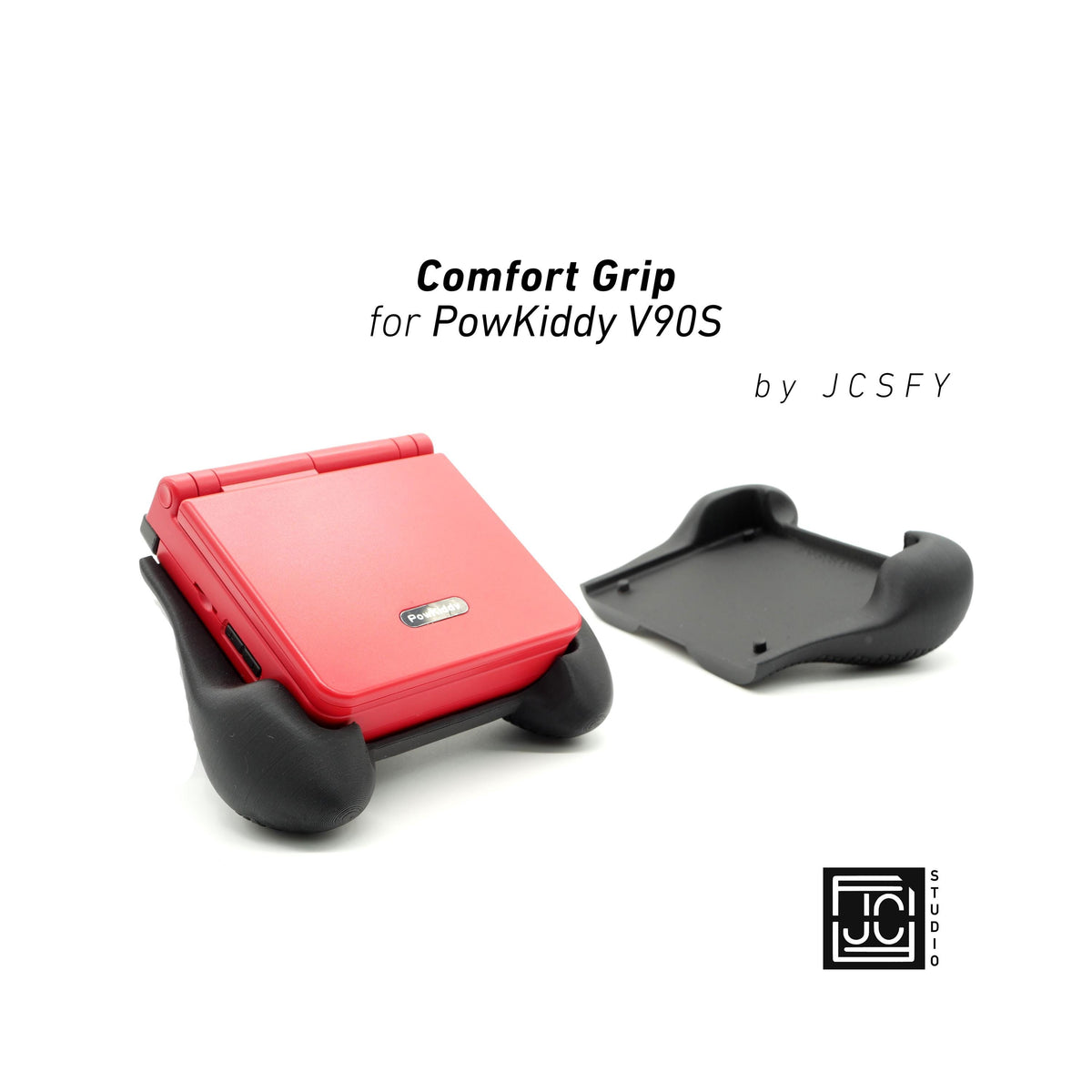 JCSFY PowKiddy V90S comfort grip back plate shown in the Etsy listing hero image