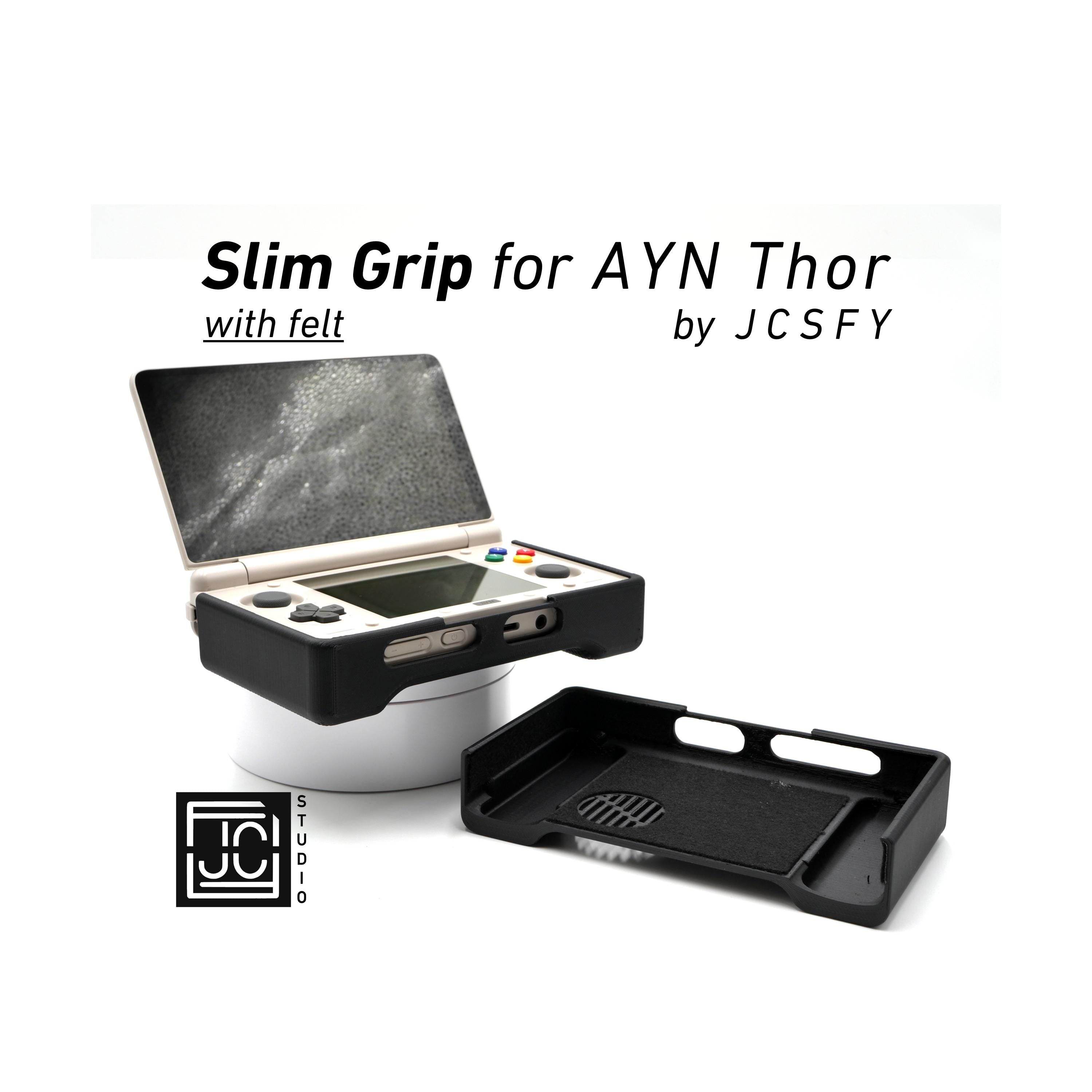 JCSFY AYN Thor dual screen slim grip shown in the Etsy listing hero image