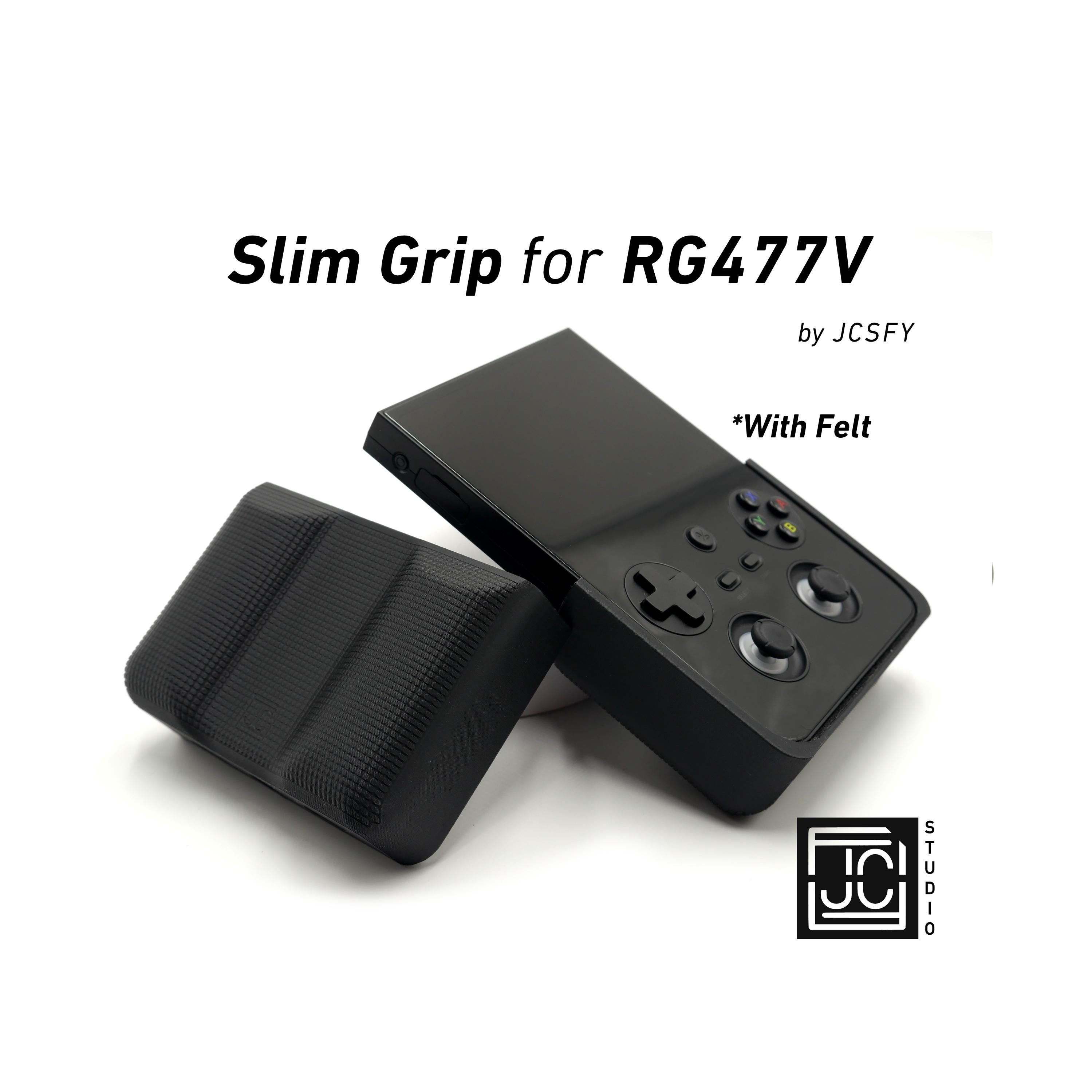 JCSFY slim comfort grip for the Anbernic RG477V handheld