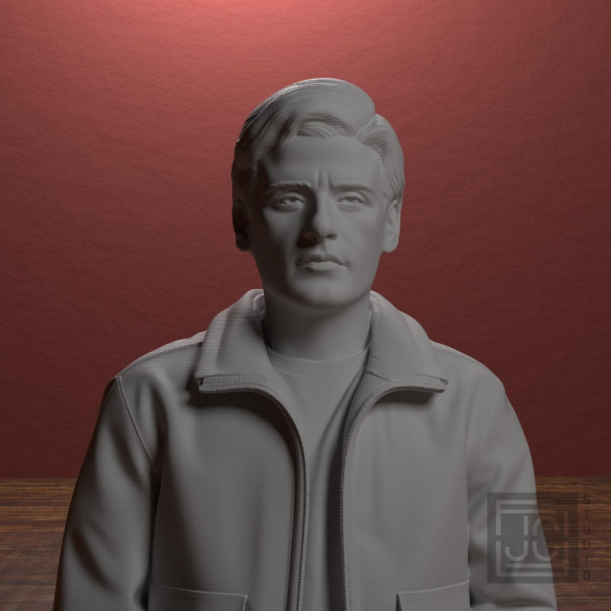 Oscar Isaac portrait statue from the JCSFY Etsy listing hero image