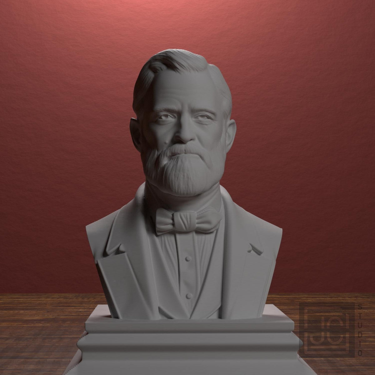 JCSFY Ulysses S. Grant statue shown in the Etsy listing hero image