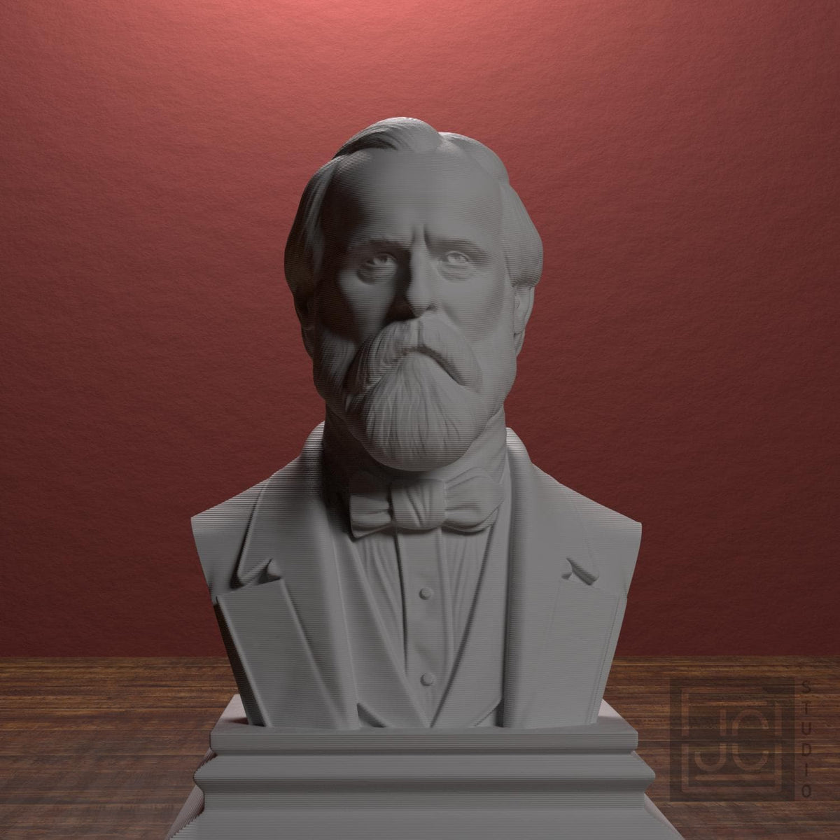 Rutherford B. Hayes statue from JCSFY Etsy listing