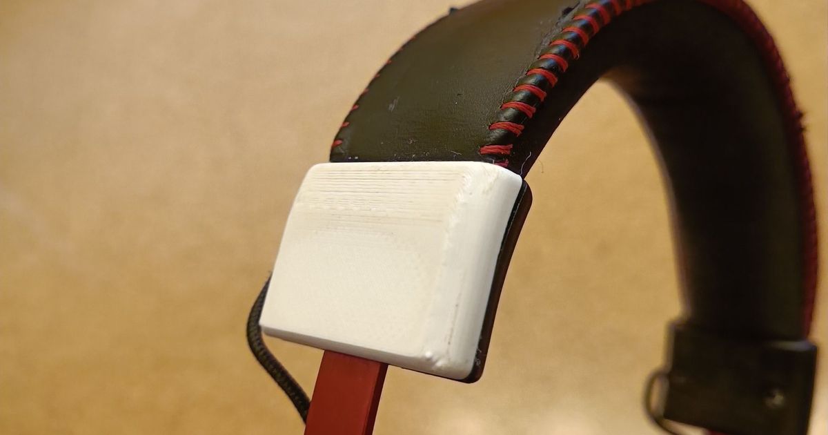 3D printed HyperX Cloud 2 replacement bracket for broken gaming headphones