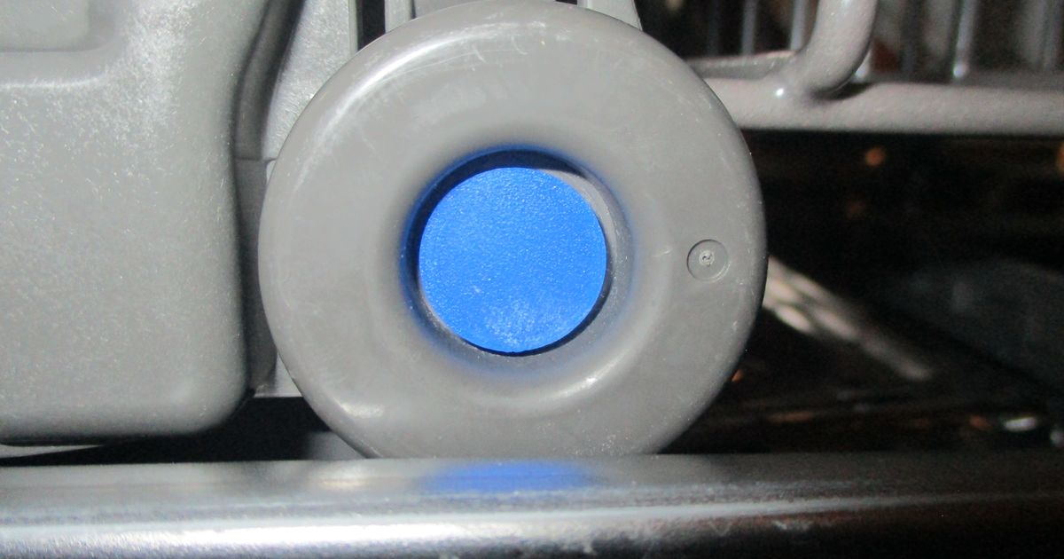 3D printed Whirlpool dishwasher rack wheel replacement part