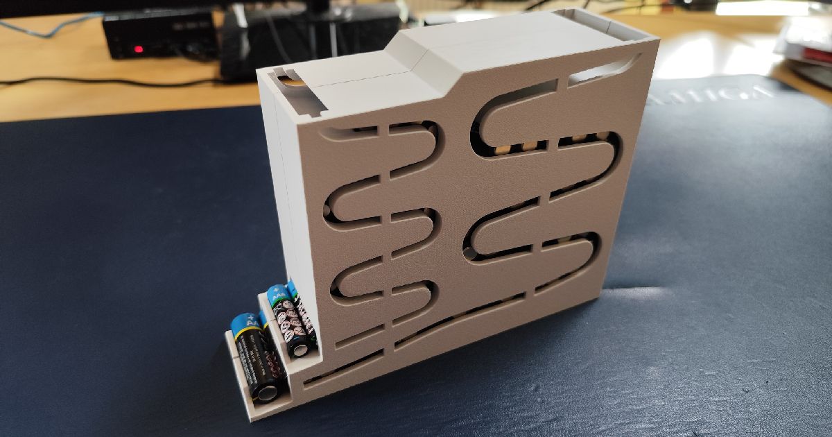 AA and AAA battery dispenser 3D print