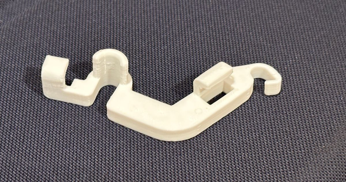 3D printed dishwasher tine clip replacement for Whirlpool and KitchenAid rack repair