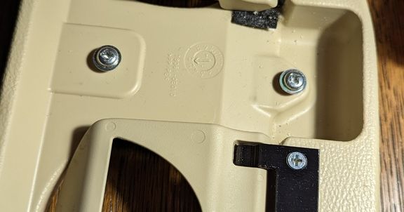 3D printed Toyota Highlander rear cup holder bracket replacement part