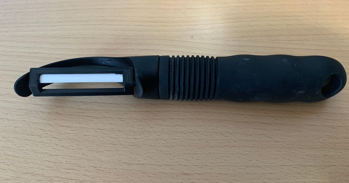 3D printed repair part for a Farberware vegetable peeler blade holder