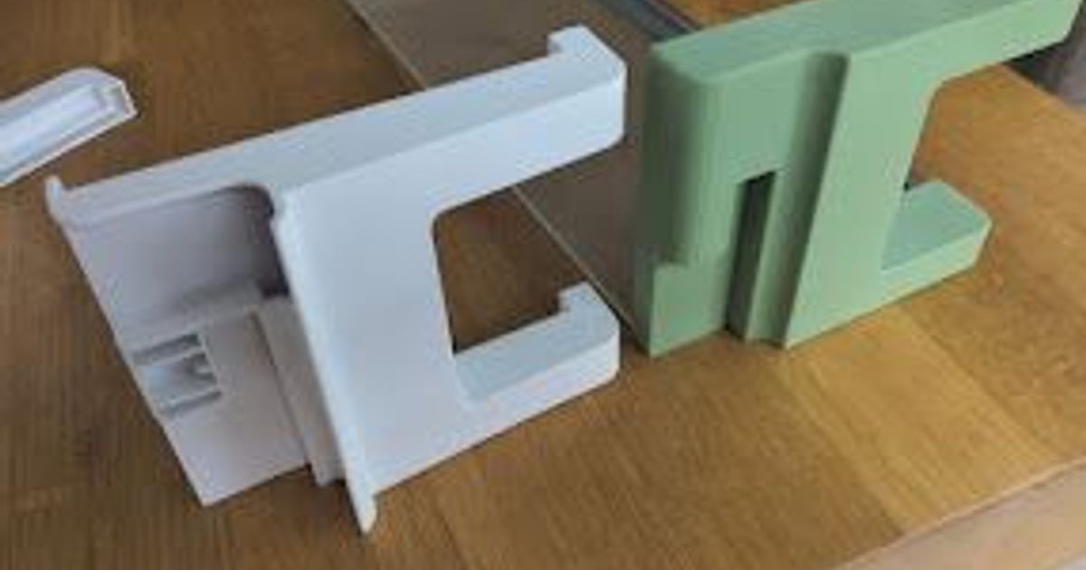 3D printed Liebherr fridge door shelf replacement parts for left and right shelf supports
