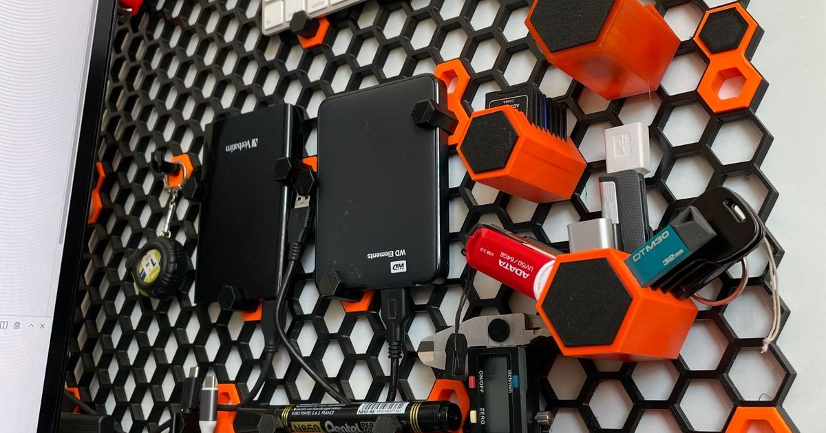 Featured 3D printed organization and utility models highlighted in the GoodPrints3D Featured Files hub