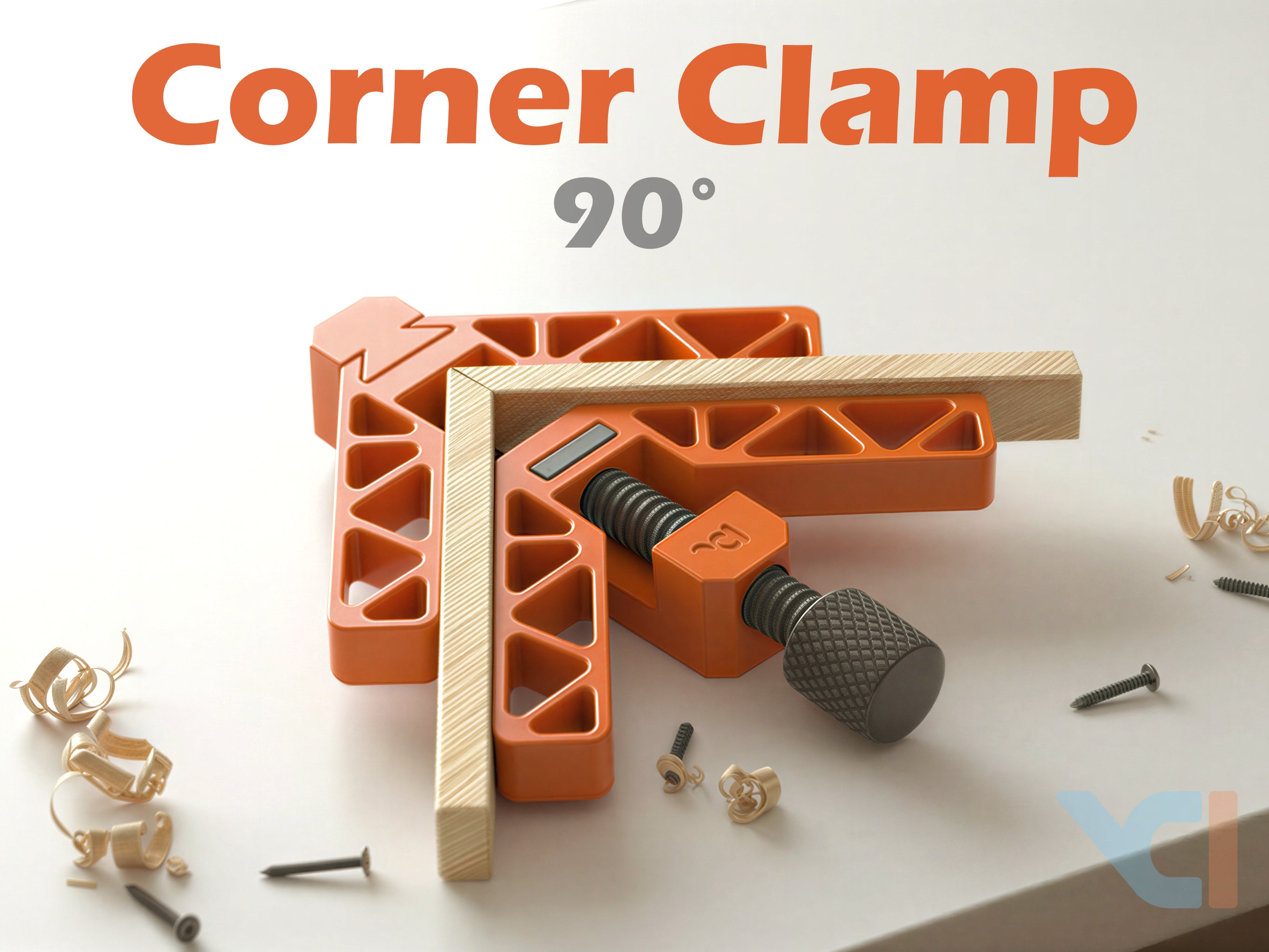 Corner Clamp 90°: A 3D Printed Right-Angle Clamp for Fast Box Assembly, Frames, and Glue-Ups