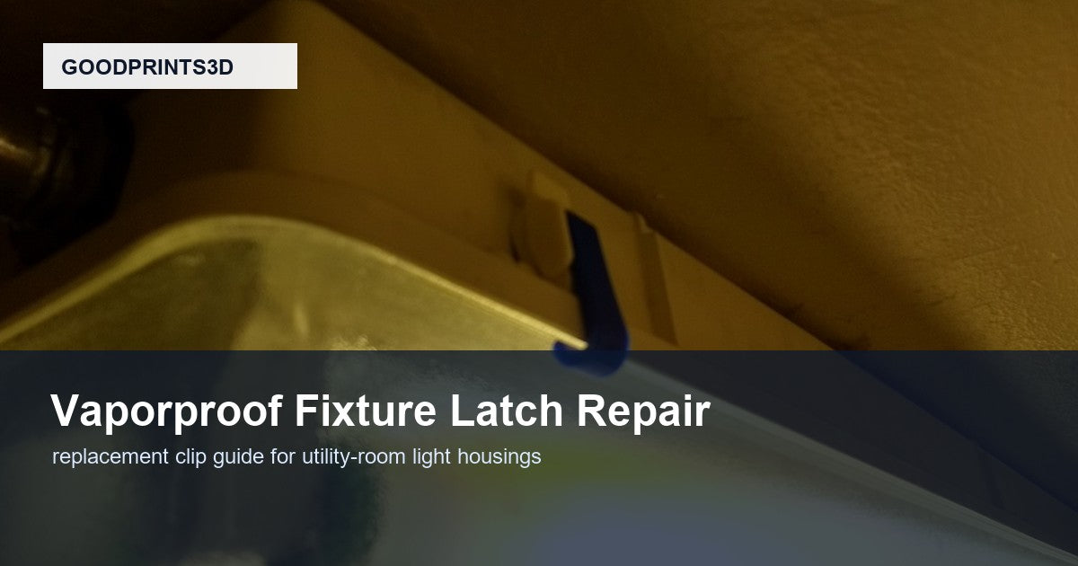 Vaporproof Fixture Latch Repair featured image