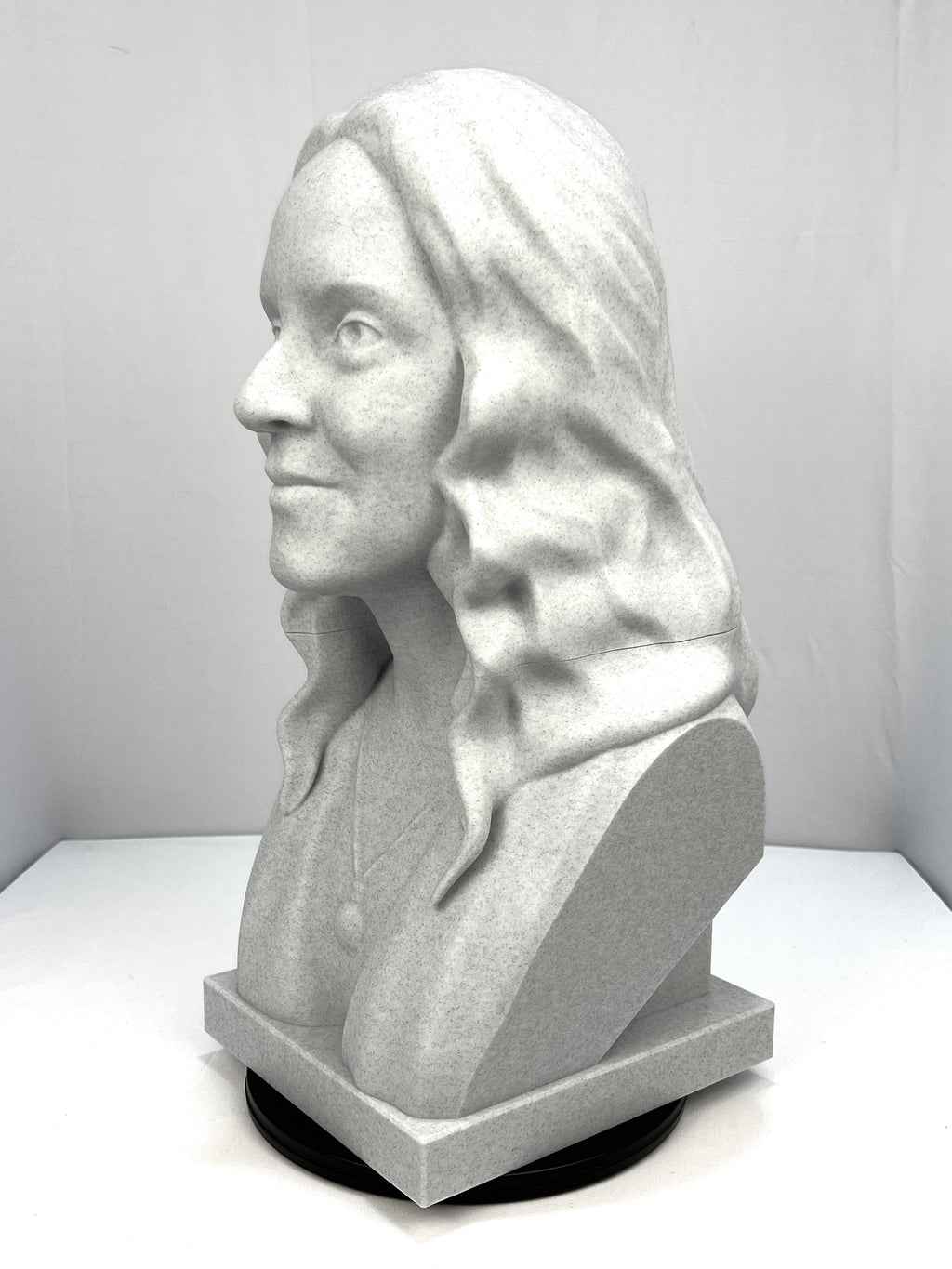 Custom Hand-Sculpted 3D Printed Photo Bust
