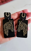 3D Printed Horse Earrings