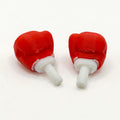 Red and White Boxing Gloves for Minifigs