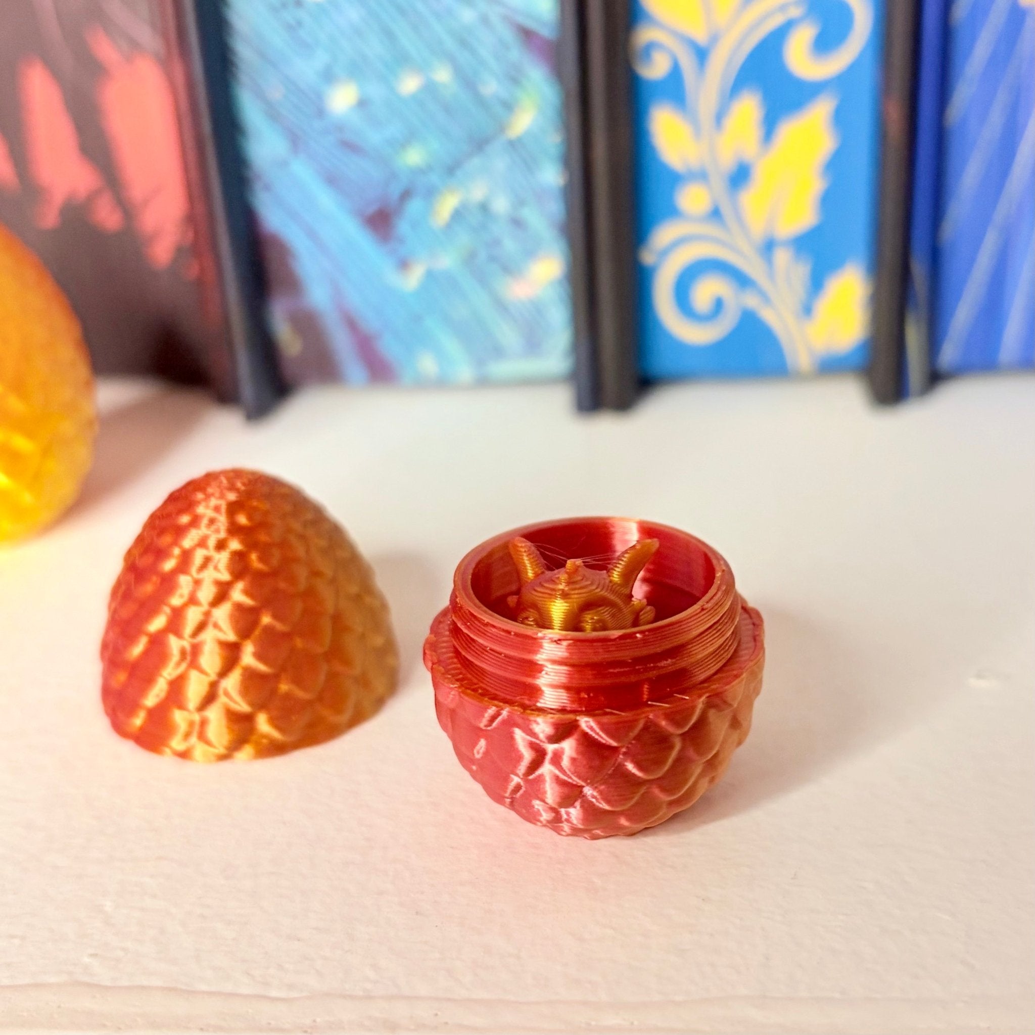 Baby Dragon Egg Keychain