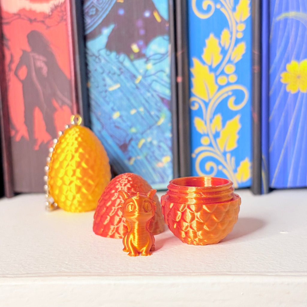 Baby Dragon Egg Keychain