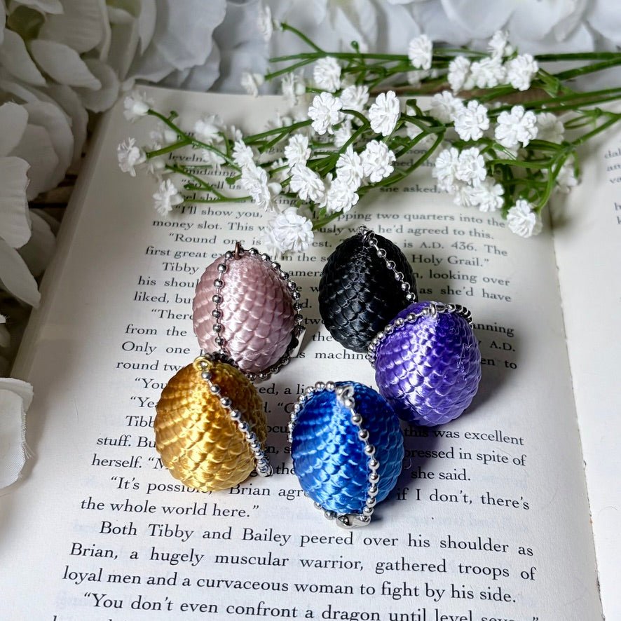Baby Dragon Egg Keychain