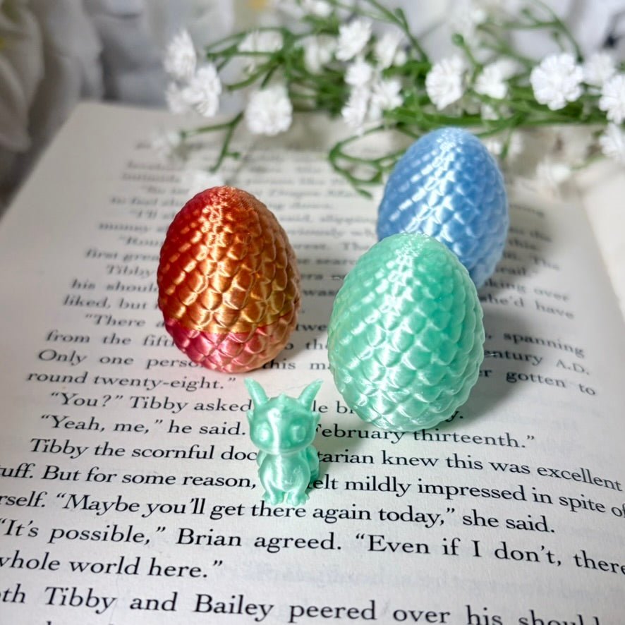 Baby Dragon Egg Keychain