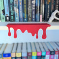3D-Printed Bloody Bookshelf Drip Decor