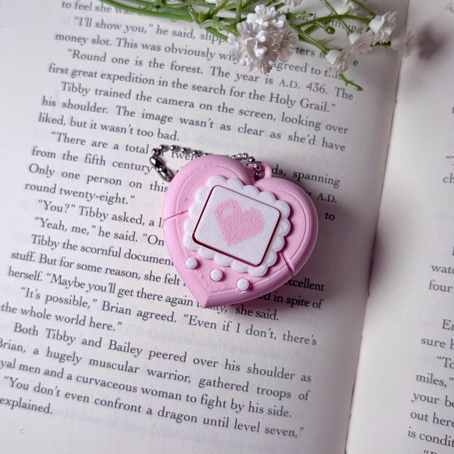 Retro Virtual-Pet Heart Fidget Clicker