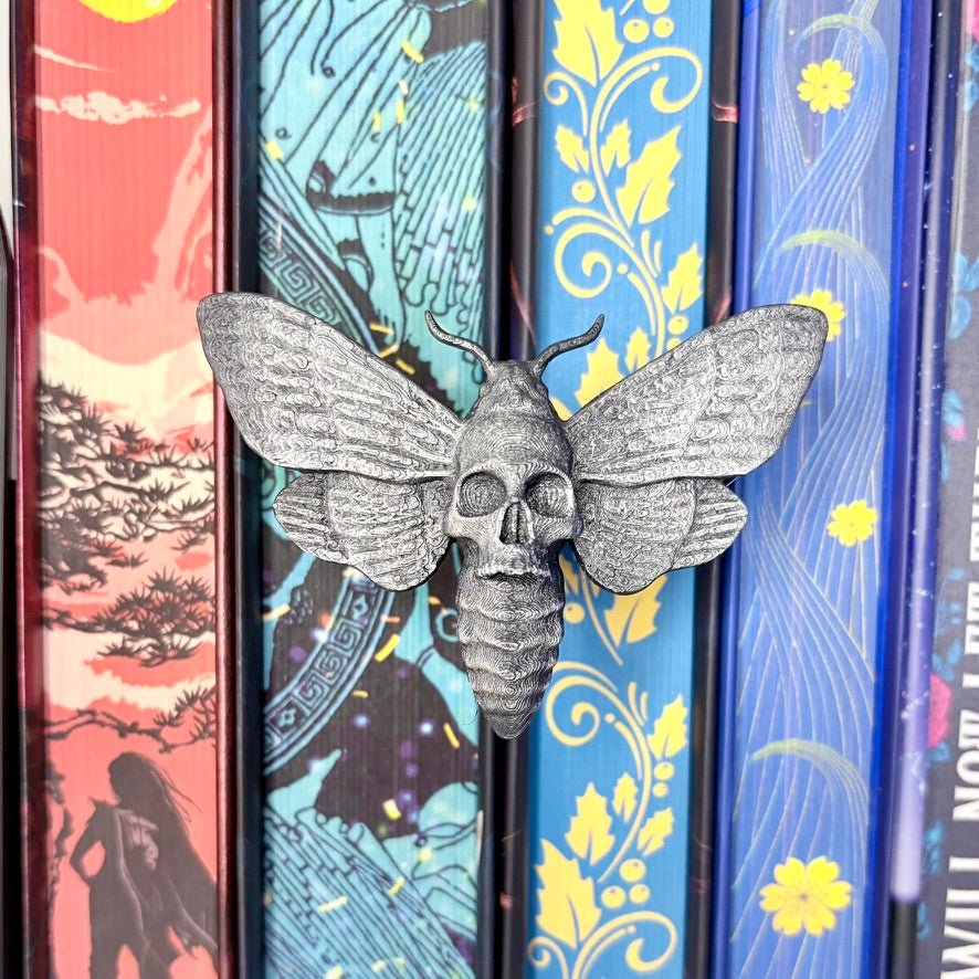 3D Printed Moth Book Spine Hugger