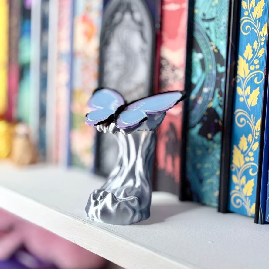 Quicksilver Butterfly Bookshelf Decor