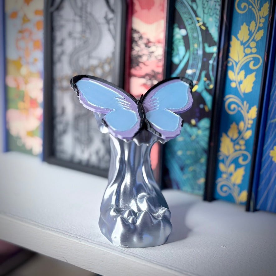 Quicksilver Butterfly Bookshelf Decor