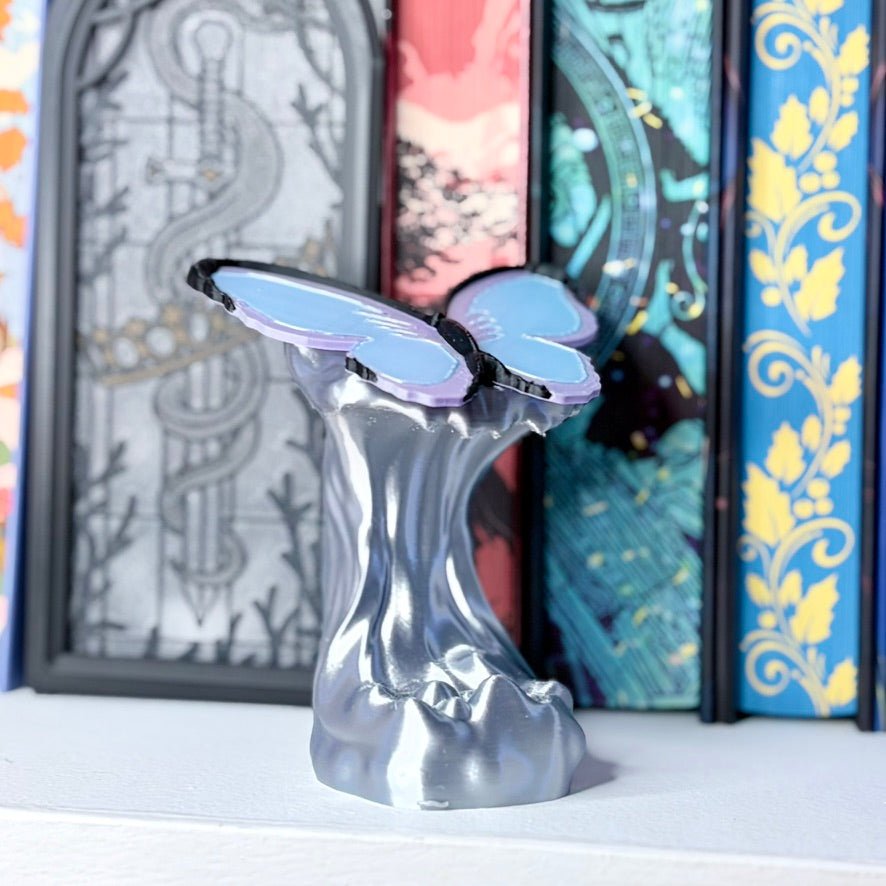 Quicksilver Butterfly Bookshelf Decor