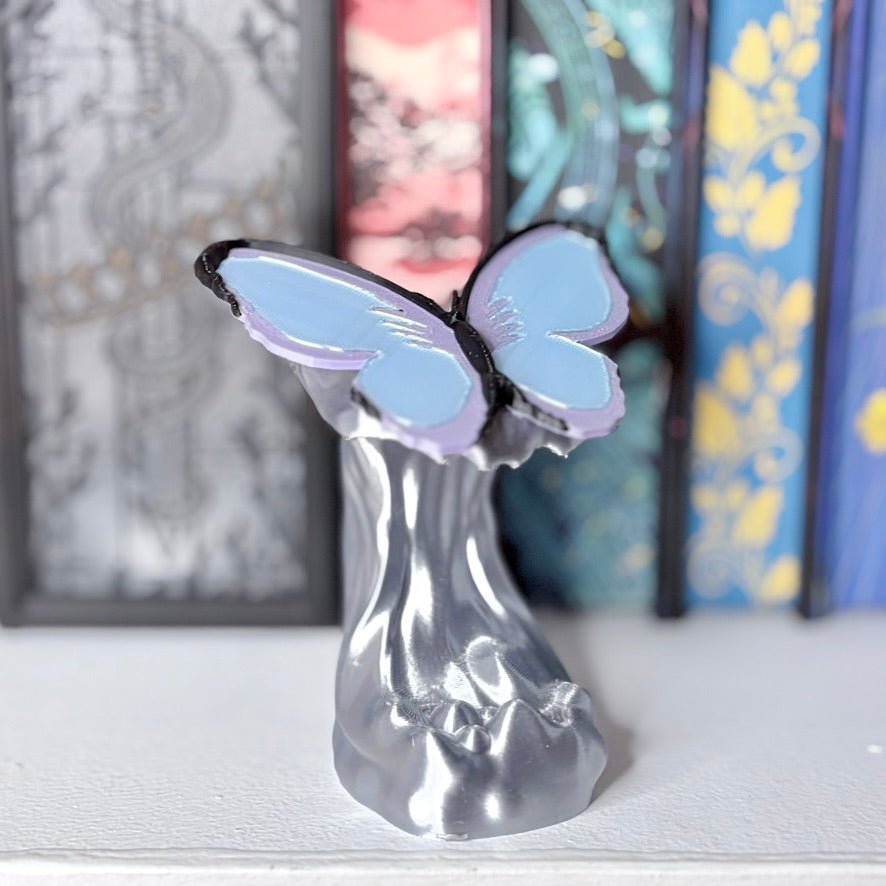 Quicksilver Butterfly Bookshelf Decor