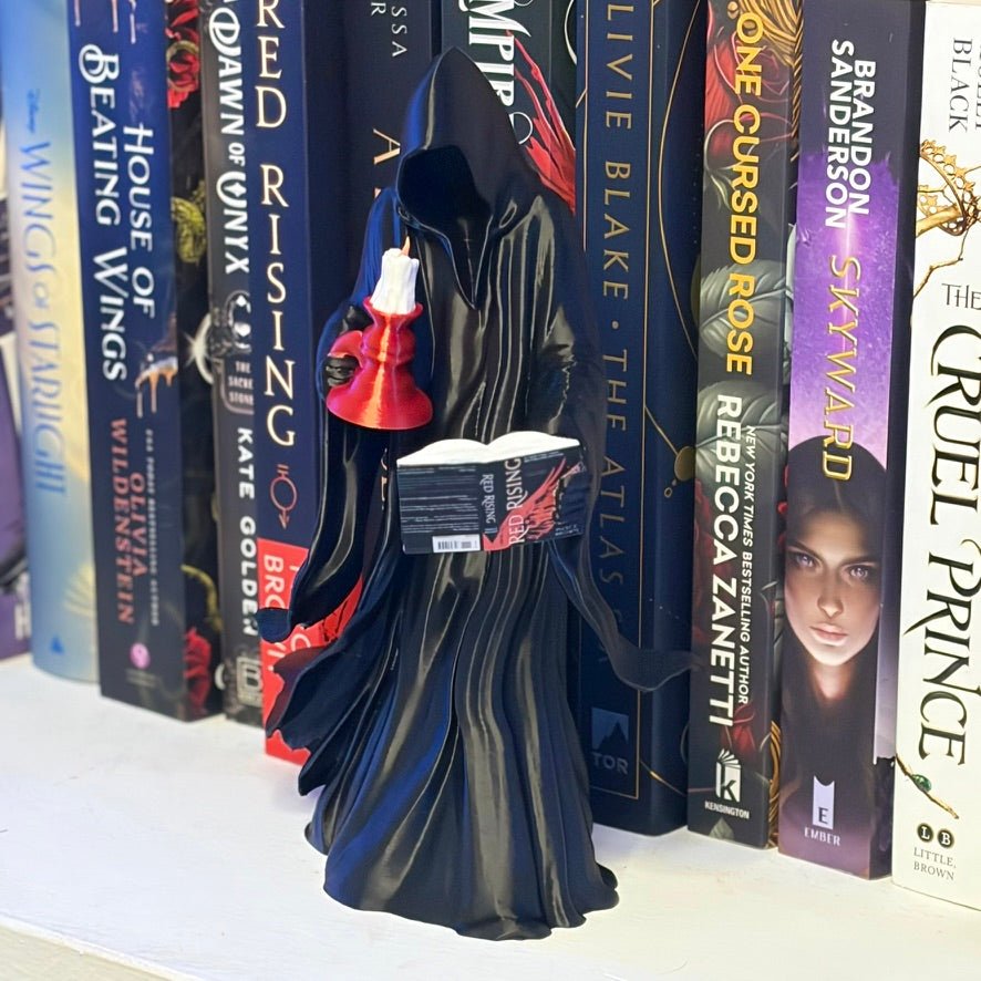 3D Printed Reaper Reading a Book