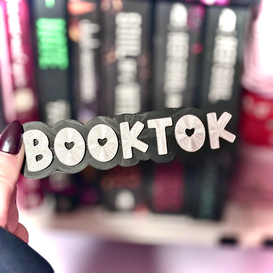 3d Printed Shelf Sign - "BOOKTOK"