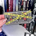 3D-Printed True Crime Book Club Shelf Ticket
