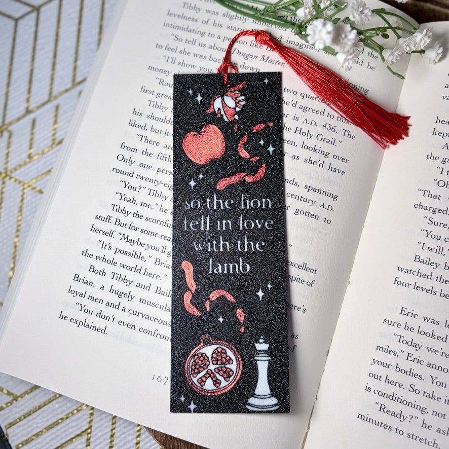 3d Printed so the lion fell in love with the lamb Bookmark