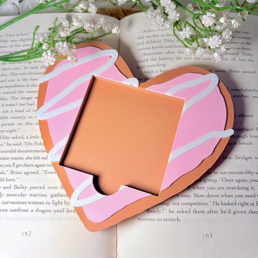 Sugar Cookie 3D Printed 4 x 4 in Sticky Note Holder