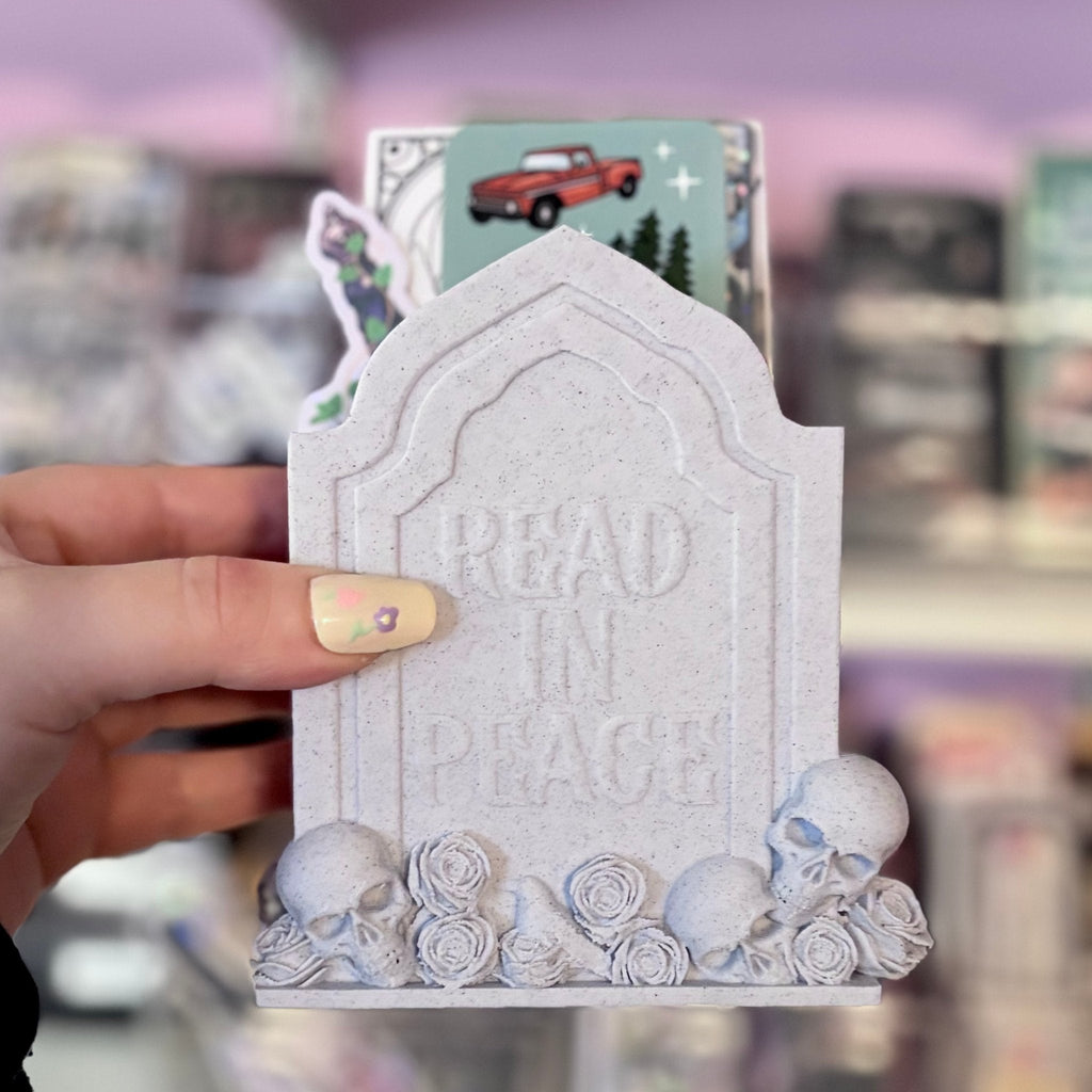 3D Printed Read in Peace Tombstone Bookmark Holder