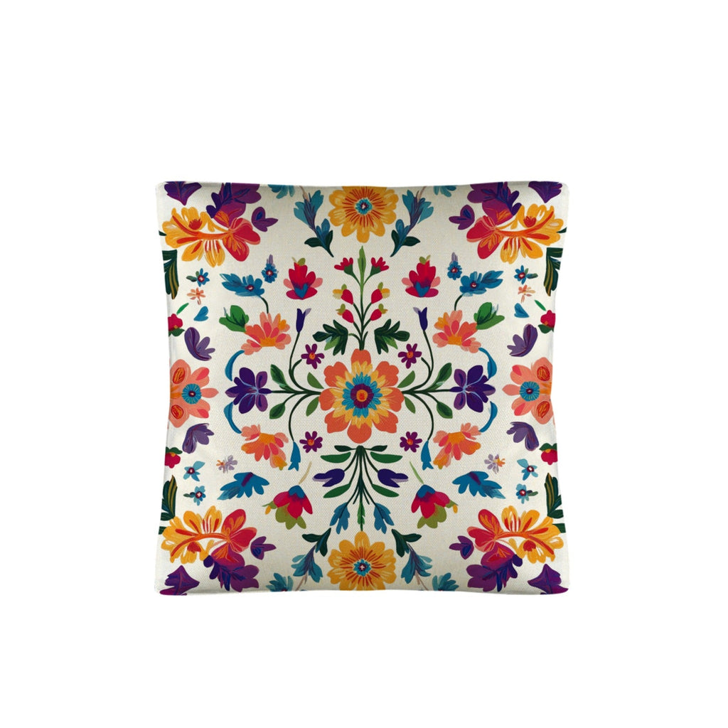 Colores de Mexico Floral Pillow Case Custom Pillow Case Made in America