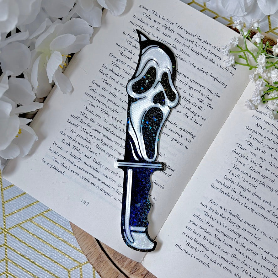 Ghost Face 3D Printed Knife Bookmark