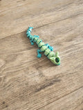 Articulated Chameleon Straw Topper