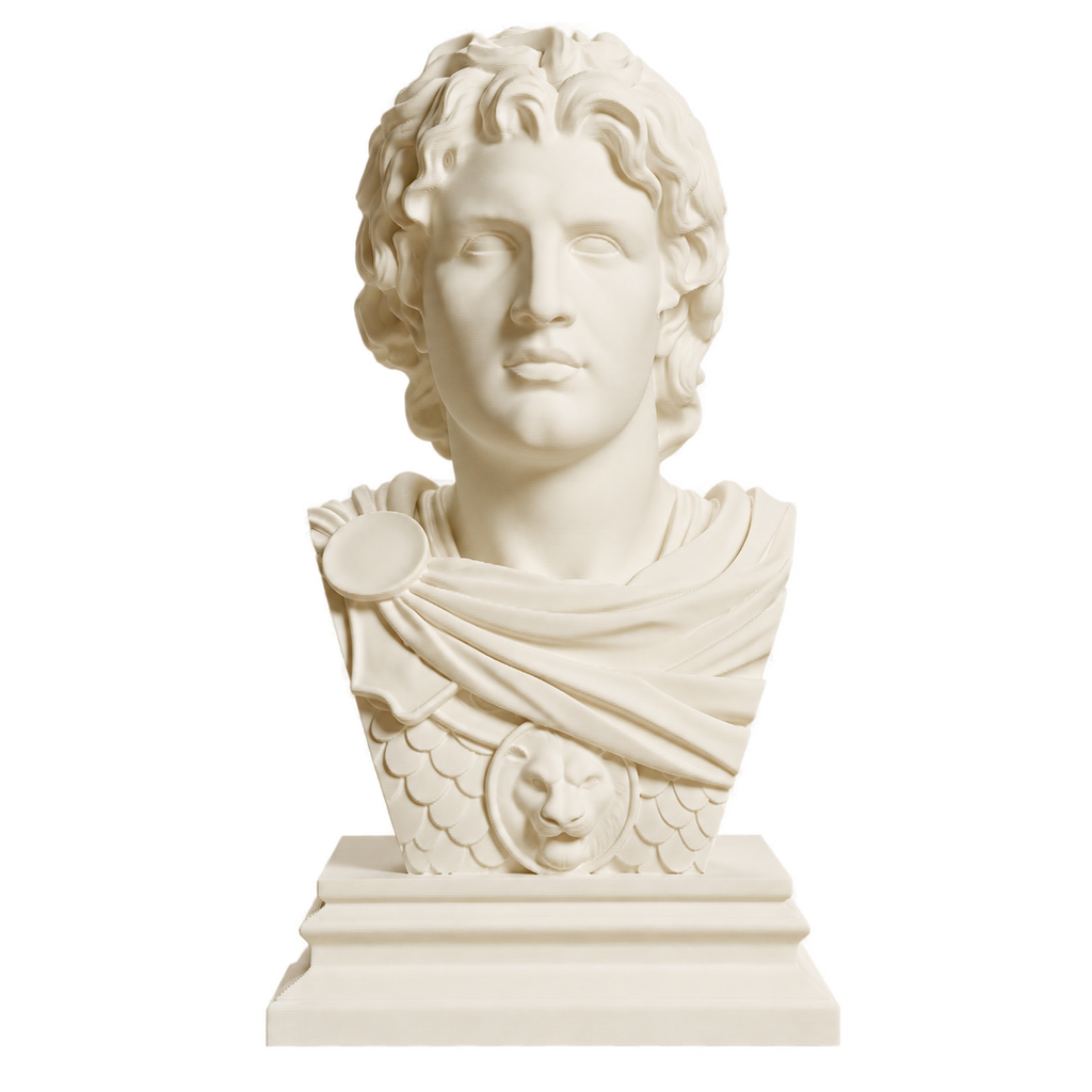 Alexander the Great 3D Printed Collectible Bust