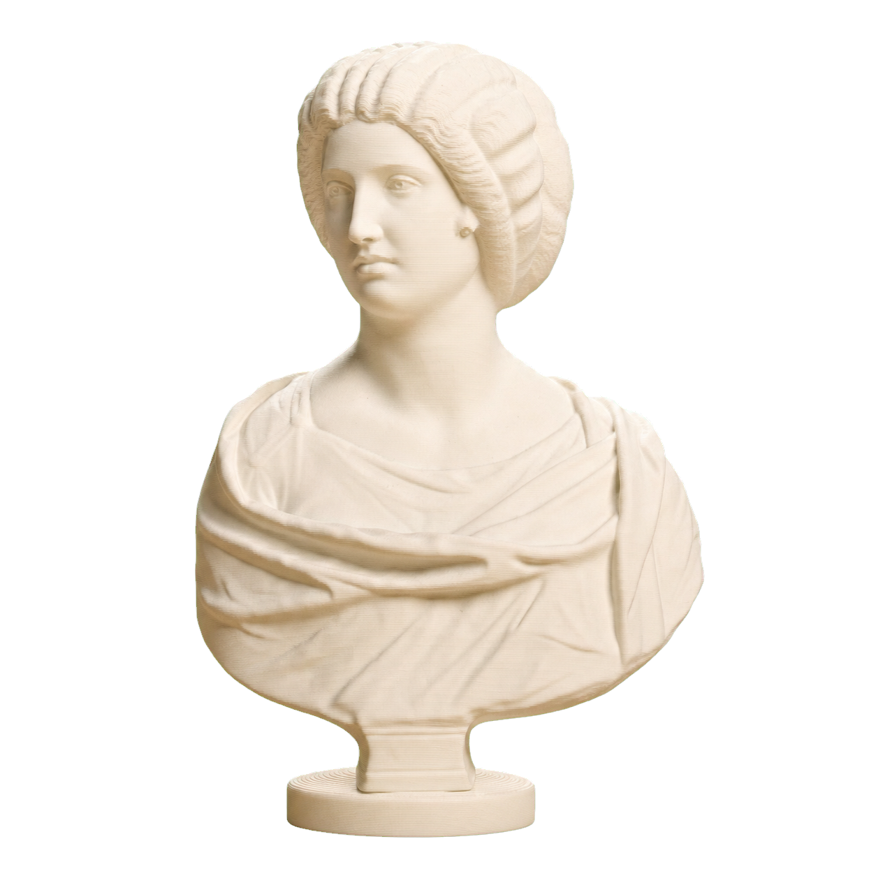 Roman Woman 3D Printed Collectible Bust