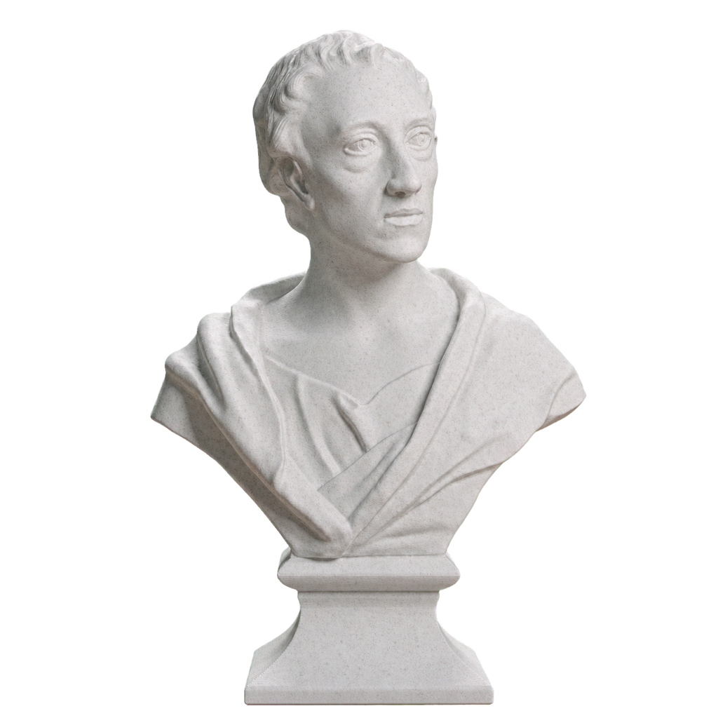 Alexander Pope 3D Printed Collectible Bust