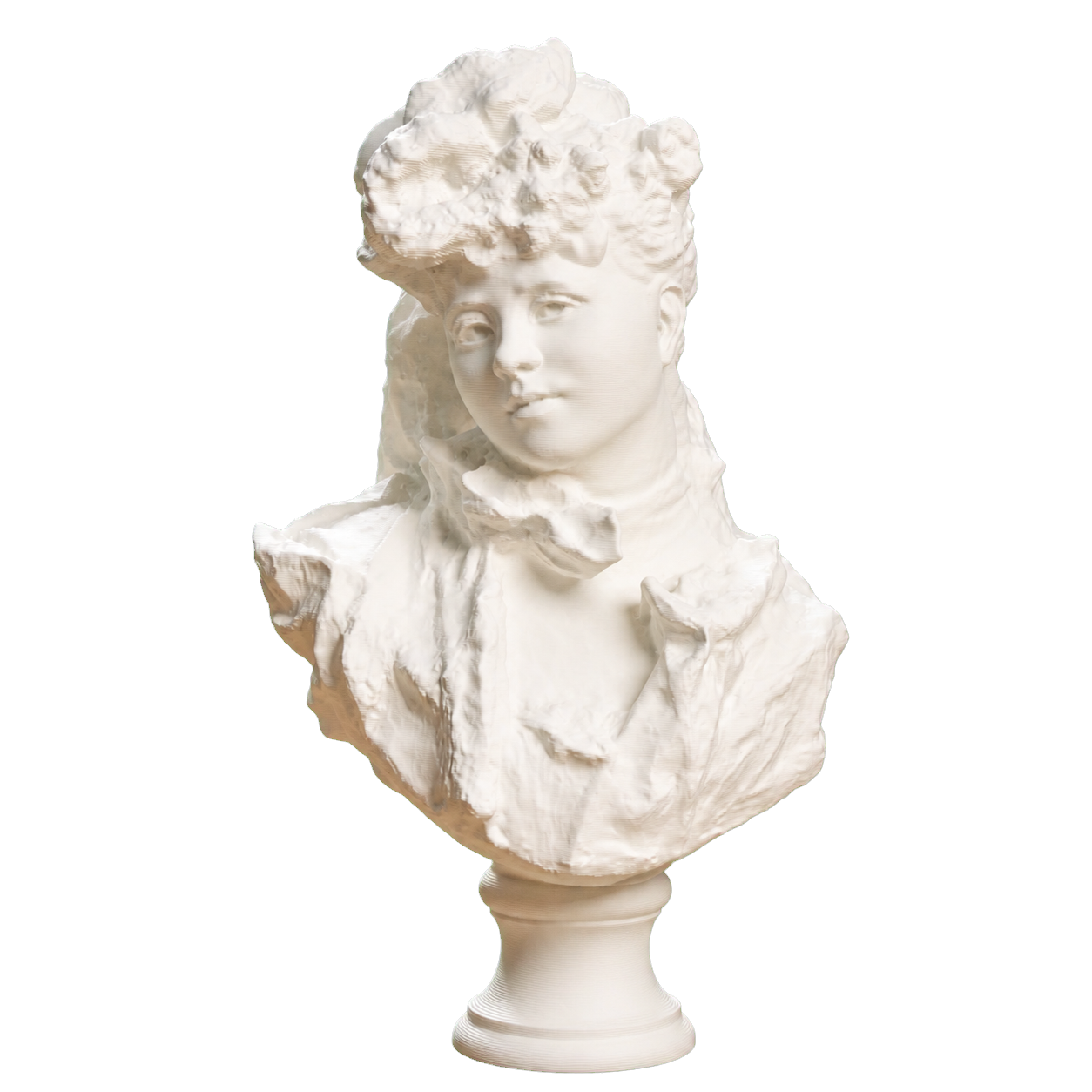 Museum Woman Portrait 3D Printed Collectible Bust