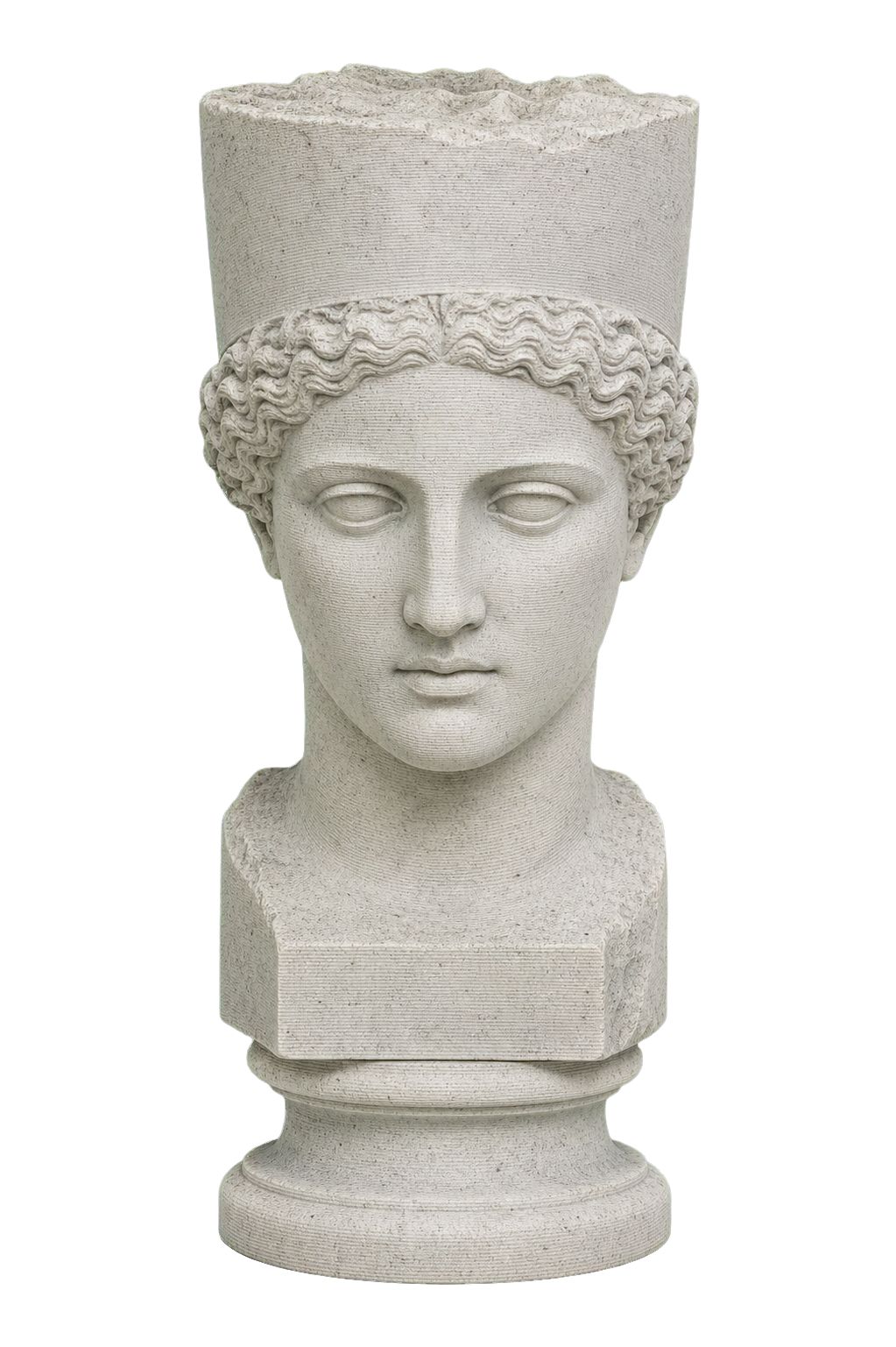 Ancient Portrait Head No. 0196 3D Printed Collectible Bust
